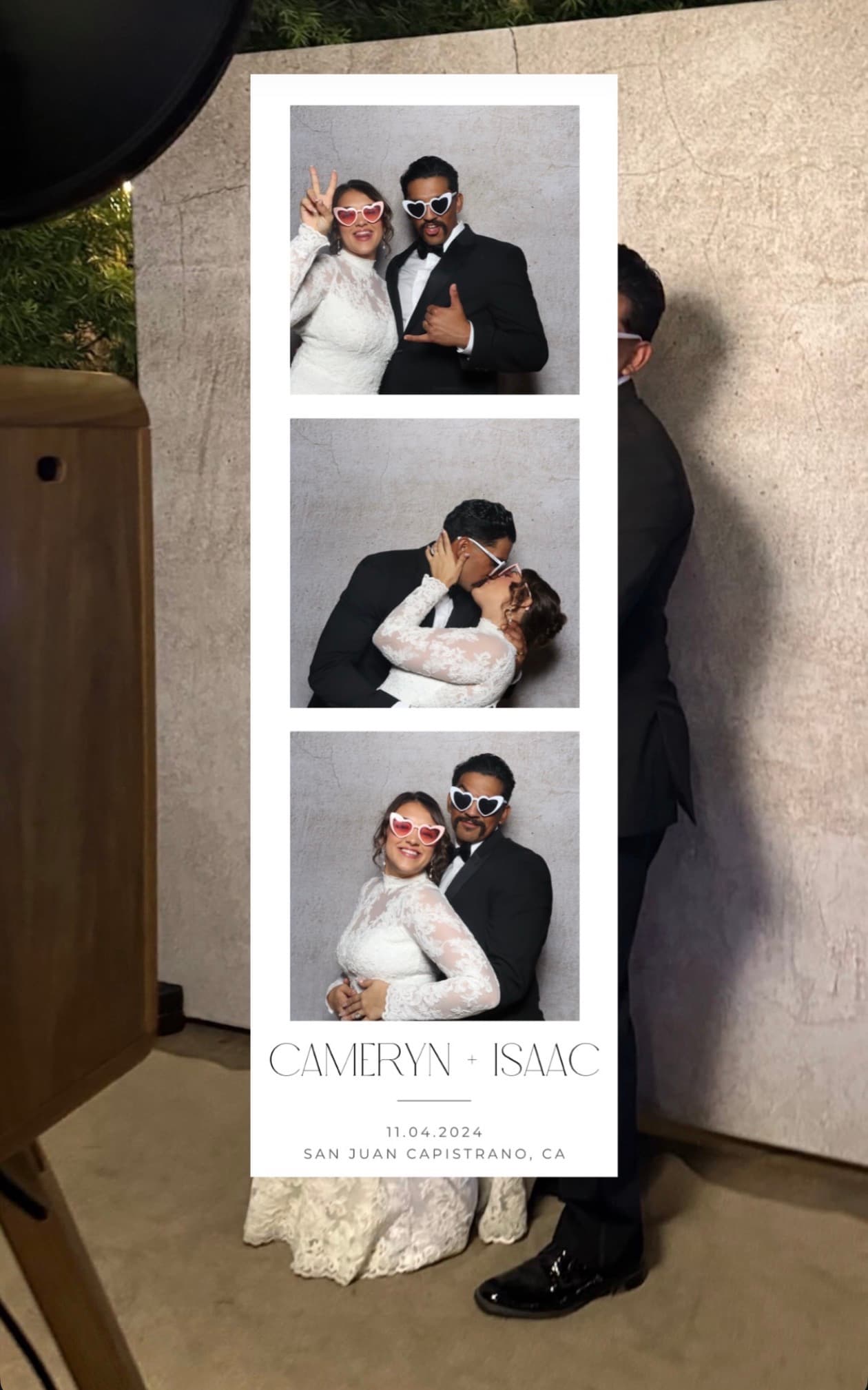 Bande photo mariage Cameryn + Isaac