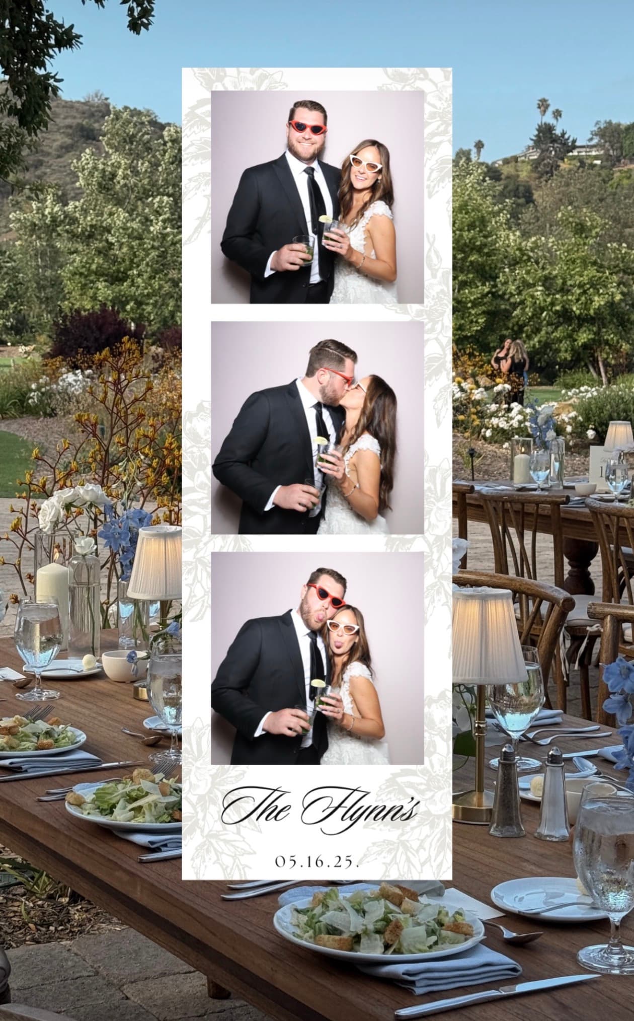 Bande photo mariage personnalisée MonBooth