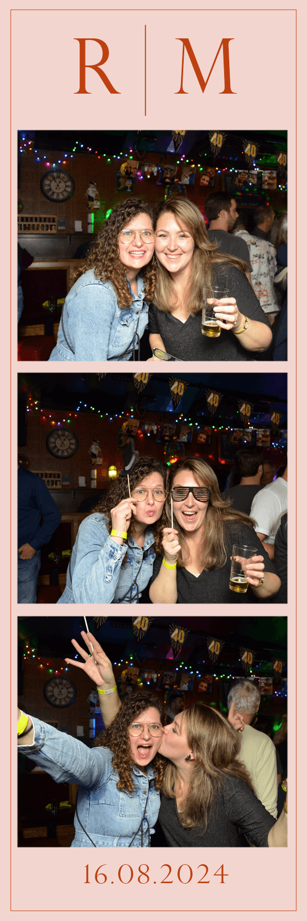 Bande photo anniversaire personnalisée